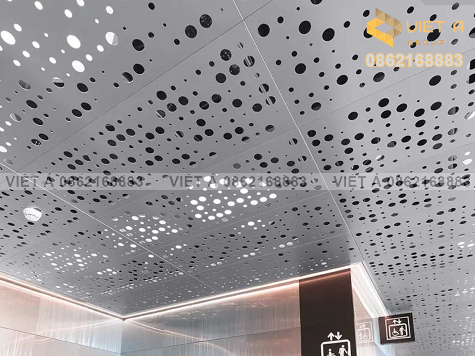 Tấm nhôm đục lỗ CNC 11 Tấm nhôm CNC đục lỗ ứng dụng làm lam chắn nắng hiện đại