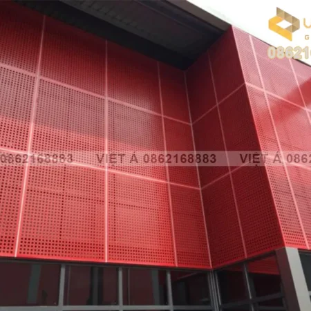 Tấm nhôm facade dày 2mm solid với bề mặt phẳng, sơn tĩnh điện cao cấp