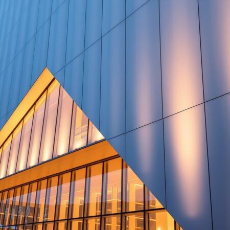 tấm ốp nhôm facade tại Vin Oceanpark