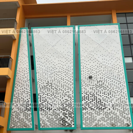 Mẫu thiết kế tấm nhôm facade cắt CNC độc đáo