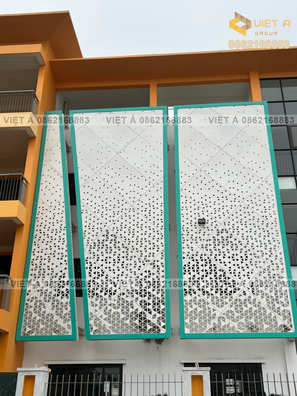 Mẫu thiết kế tấm nhôm facade cắt CNC độc đáo