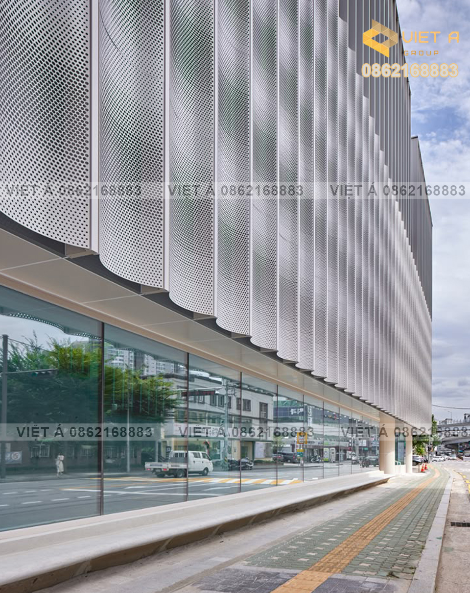 Tấm nhôm facade cho trung tâm thương mại cao cấp