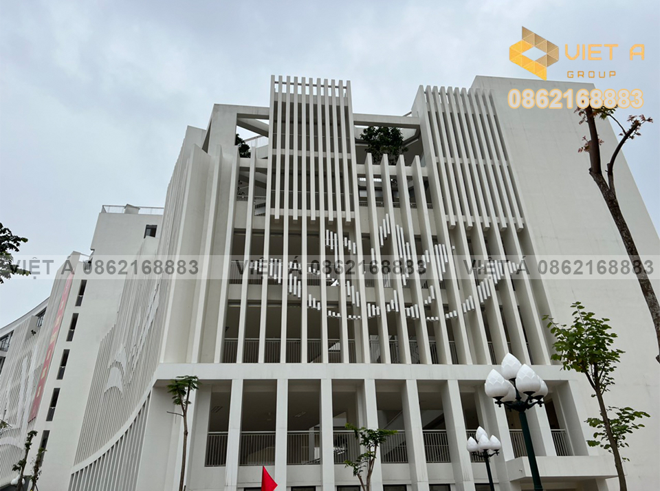 Tấm nhôm facade ốp mặt dựng tòa nhà hiện đại