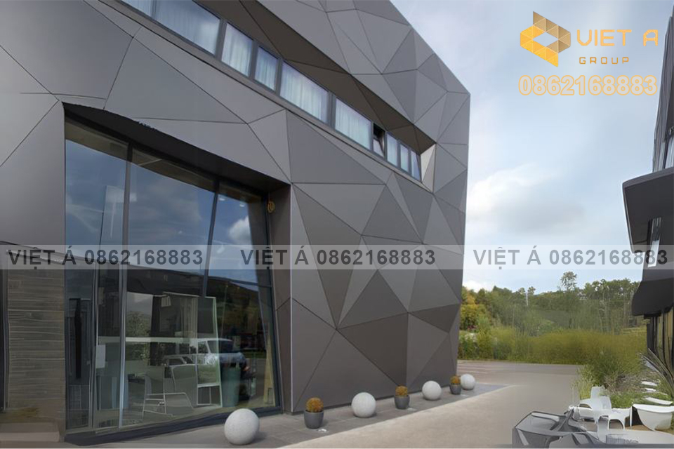 tấm ốp Aluminium chống cháy và loại thường như Alcorest