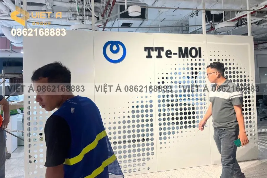 Tấm Nhôm CNC Vách Ngăn Trang Trí Giúp Nâng Cấp Không Gian Văn Phòng TTe Moi 9 Vách ngăn trang trí tấm nhôm CNC hiện đại cho văn phòng