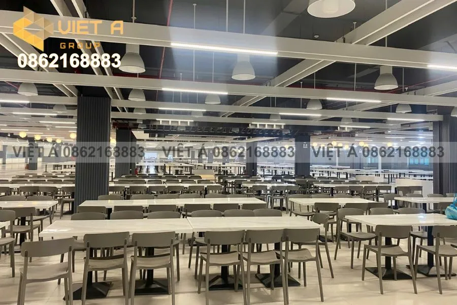 Lam Nhôm Hộp 30x150 Cho Nhà Ăn Khu Công Nghiệp Vishi Nghệ An: Đầu Tư Thông Minh Cho Không Gian Ăn Uống 19 Lam nhôm hộp 30x150 trang trí nhà ăn – Lựa chọn bền bỉ và thẩm mỹ