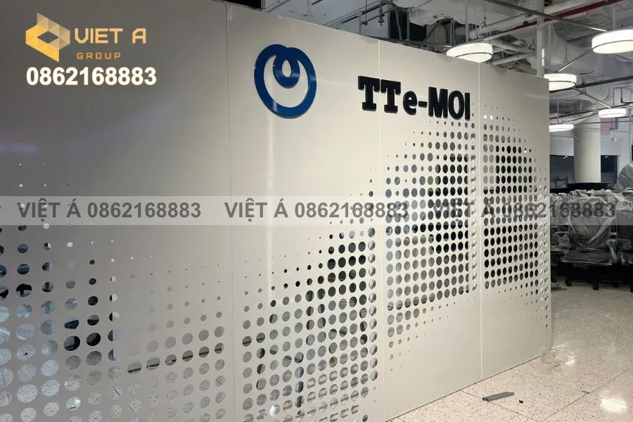Tấm Nhôm CNC Vách Ngăn Trang Trí Giúp Nâng Cấp Không Gian Văn Phòng TTe Moi 12 Vách ngăn trang trí tấm nhôm CNC tạo điểm nhấn cho không gian làm việc