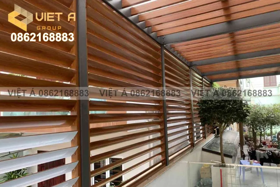 Cấu tạo chi tiết của hệ lam chắn nắng tại Hà Nội