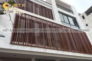 Không gian xanh với lam chắn nắng tại Hà Nội