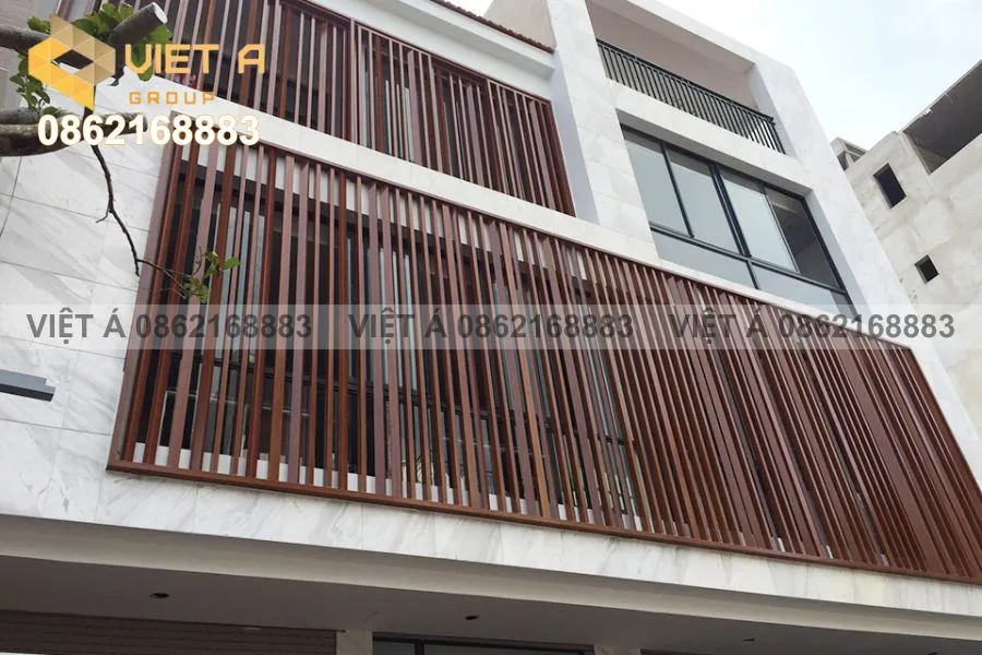 Không gian xanh với lam chắn nắng tại Hà Nội