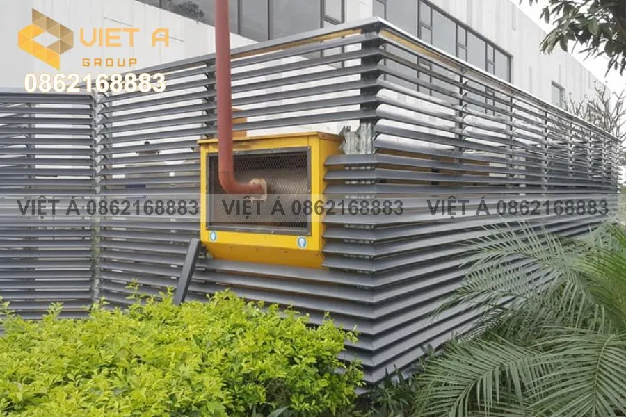Mẫu lam chắn nắng tại Hà Nội đẹp cho mặt tiền nhà phố