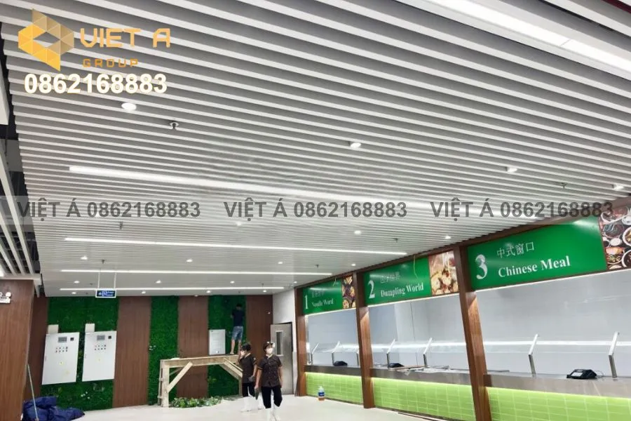 Bảng báo giá trần nhôm U Shaped Hà Nội áp dụng cho năm 2025