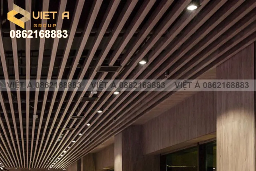 Mẫu trần nhôm U Shaped cao cấp tại Hà Nội – giá thi công trọn gói