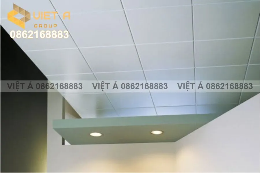 Trần nhôm layin 600x600 Hà Nội lắp đặt tại trường học