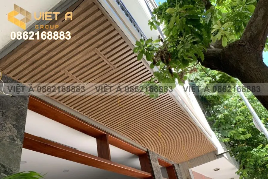 Ứng Dụng Trần Nhôm Sóng F45-Shaped Trong Thiết Kế Nội Thất Tại Hà Nội 17 Trần nhôm sóng F45-Shaped tạo hiệu ứng ánh sáng chiều sâu
