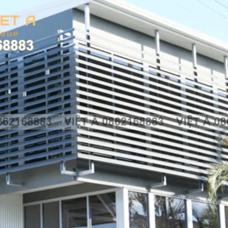 Ứng dụng Lam chắn nắng 132S trong tòa nhà văn phòng