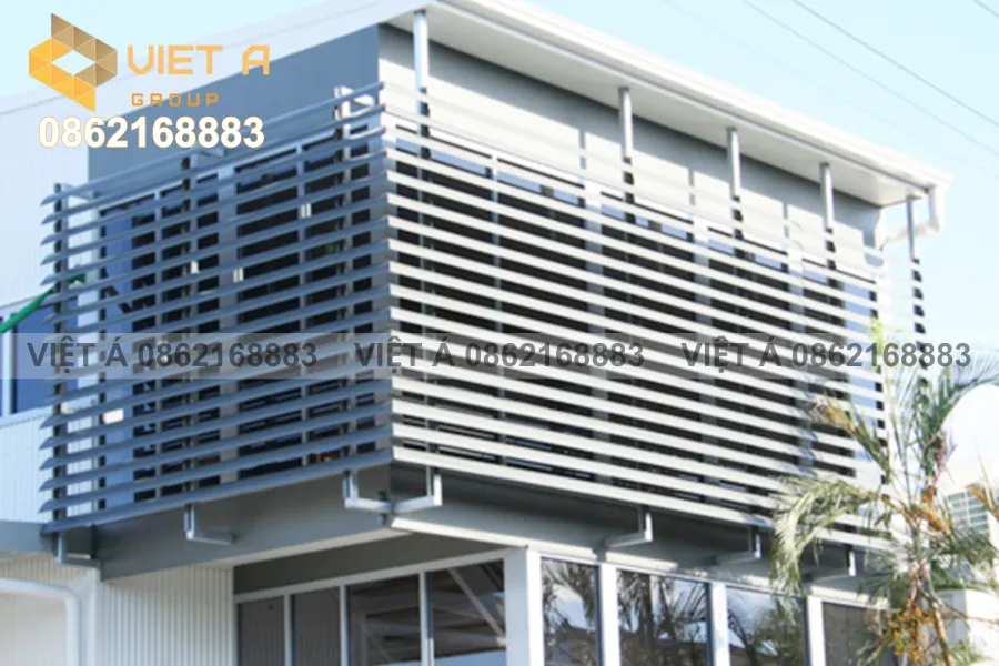 Hướng Dẫn Thi Công Lam Chắn Nắng 132S Tại Hà Nội 28 Ứng dụng Lam chắn nắng 132S trong tòa nhà văn phòng