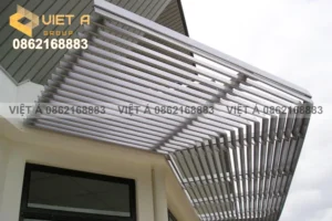 Công trình sử dụng Lam chắn nắng 85R Alcorest bền đẹp theo thời gian.