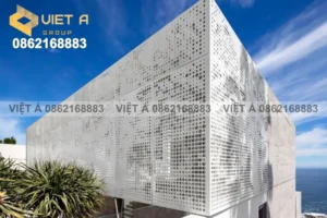 Công trình ốp Nhôm Tấm Facade sang trọng
