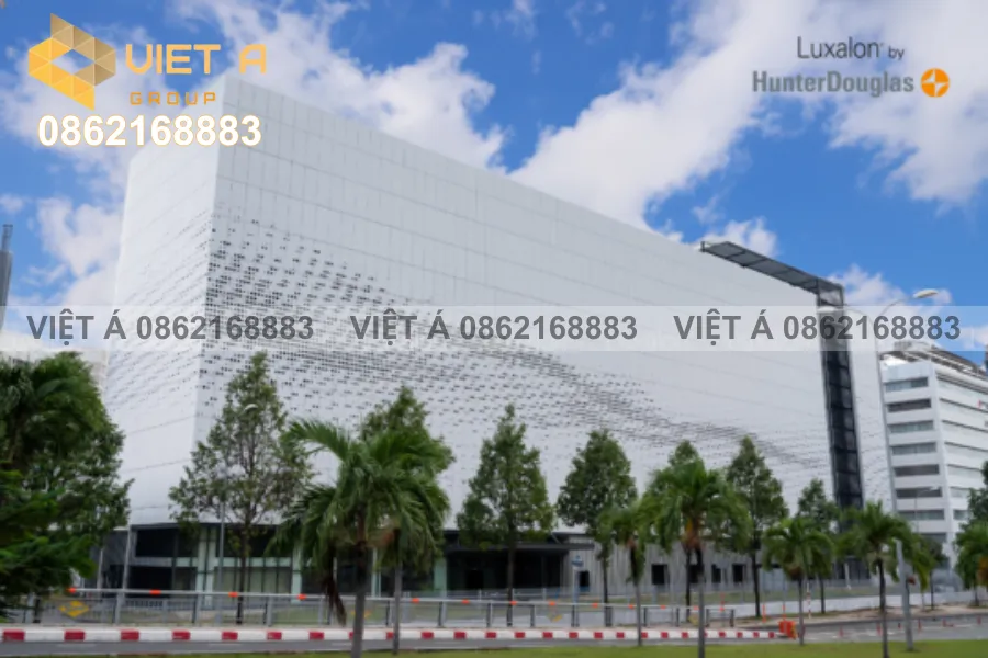 Thi Công Mặt Dựng Nhôm Tấm Facade Chuyên Nghiệp Tại Hà Nội 26 Mẫu trung tâm thương mại với Nhôm Tấm Facade