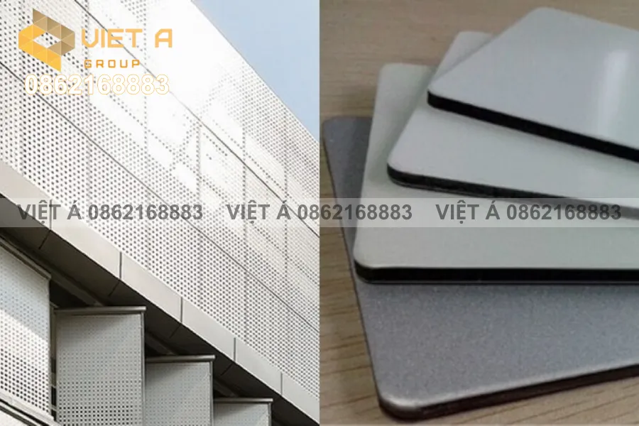 Mẫu mặt tiền sang trọng với Tấm Ốp Alu Nhôm Nhựa Ngoài Trời