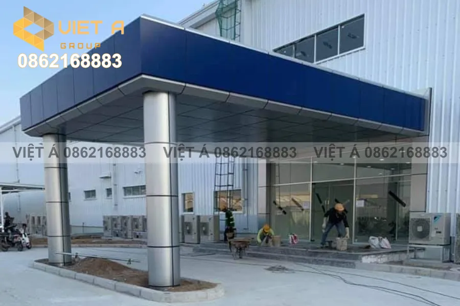 Ứng dụng Tấm Ốp Alu Nhôm Nhựa Ngoài Trời chống ăn mòn