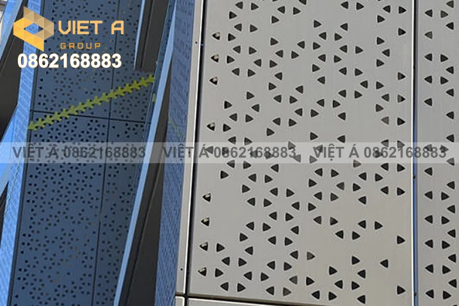 Đơn Vị Thi Công Tấm Ốp Nhôm Facade CNC Chuyên Nghiệp Hà Nội 27 Hình ảnh thi công Tấm Ốp Nhôm Facade CNC chuyên nghiệp