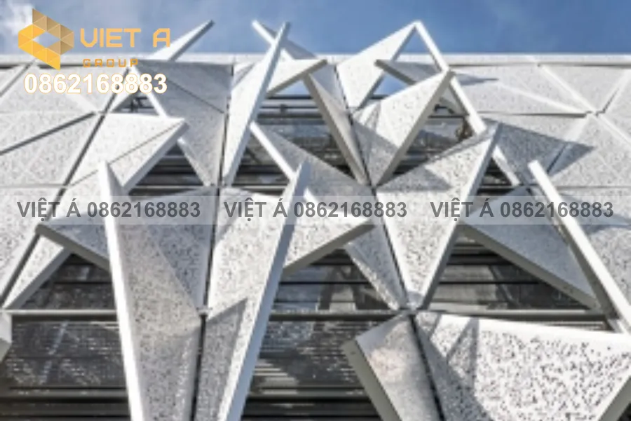 Đơn Vị Thi Công Tấm Ốp Nhôm Facade CNC Chuyên Nghiệp Hà Nội 22 Mẫu Tấm Ốp Nhôm Facade CNC hiện đại cho mặt dựng tòa nhà