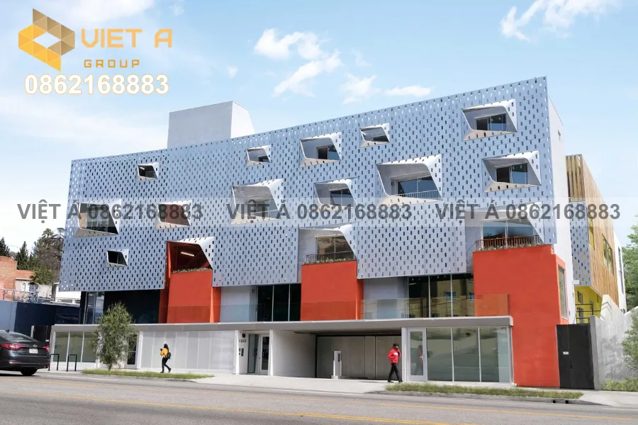 Đơn Vị Thi Công Tấm Ốp Nhôm Facade CNC Chuyên Nghiệp Hà Nội 25 Mẫu thiết kế Tấm Ốp Nhôm Facade CNC cho trung tâm thương mại