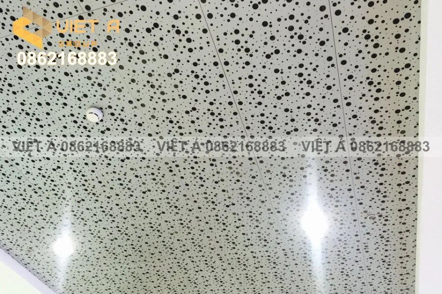 Mẫu trần nhôm đa hình handmade phong cách tối giản hiện đại