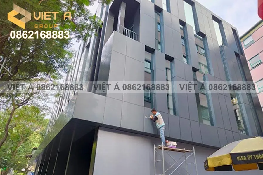 Mặt dựng Alu Alcotop bền bỉ theo thời gian