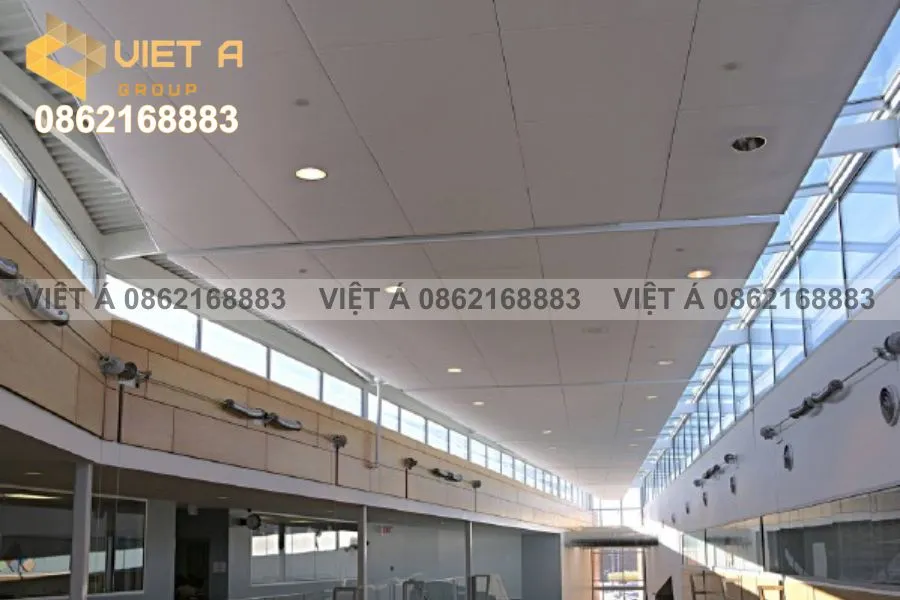 Công trình sử dụng trần hook on nhôm sơn tĩnh điện siêu bền