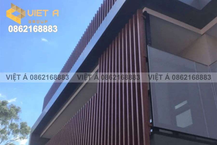 Tư Vấn Thiết Kế & Thi Công Lam Nhôm Trang Trí Hà Nội 32 Mẫu lam nhôm trang trí giả gỗ tự nhiên sang trọngThiết kế lam nhôm trang trí đơn giản mà tinh tế