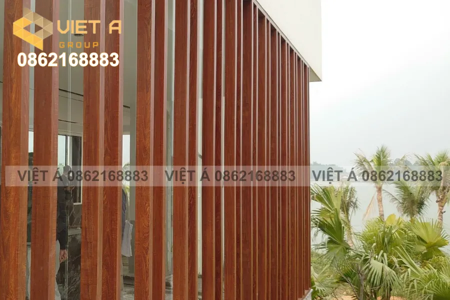 Tư Vấn Thiết Kế & Thi Công Lam Nhôm Trang Trí Hà Nội 27 Công trình thực tế sử dụng lam nhôm trang trí ngoài trời