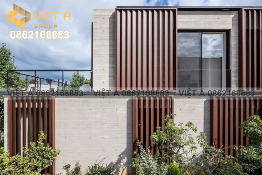 Tư Vấn Thiết Kế & Thi Công Lam Nhôm Trang Trí Hà Nội 23 Mẫu lam nhôm trang trí mặt tiền hiện đại tại Hà Nội