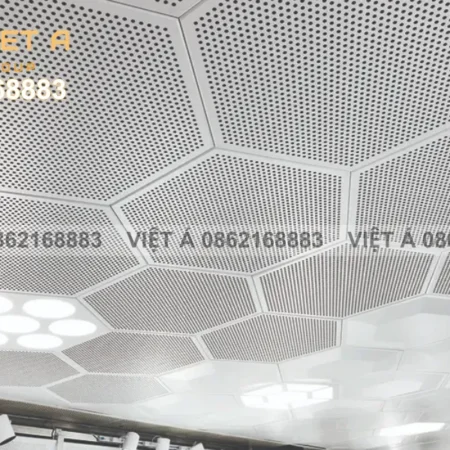 Mẫu trần nhôm lưới đẹp cho văn phòng