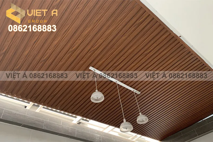Cận cảnh bề mặt Tấm nhôm Lam Sóng tinh tế, sang trọng