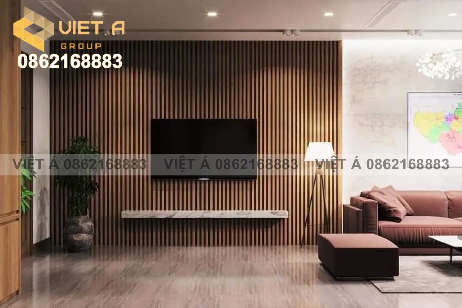 Mặt xây dựng nhà nổi bật với Tấm nền Nhôm Lam Sóng Việt Á