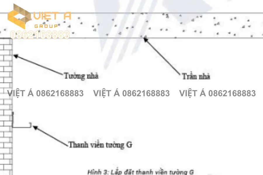 Lắp đặt khung viền tường (viền trần G)