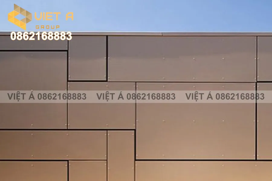 Phối màu tấm ốp nhôm Alu giúp mặt tiền nổi bật