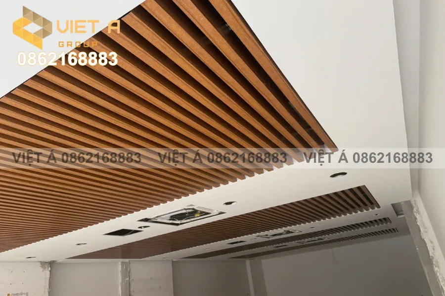 Mẫu trần nhôm U50x100 chống ẩm, chống oxy hóa