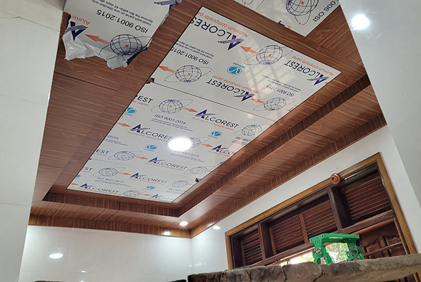 Tấm ốp nhôm alu alcorest cho không gian nội thất