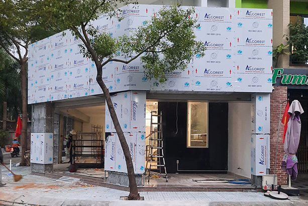 Ốp mặt tiền công trình