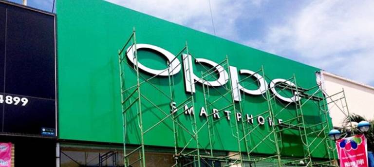 Tấm ốp nhôm alu alcorest cho biển hiệu quảng cáo