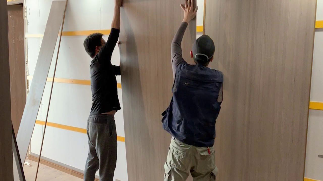 Thi công tấm ốp nhôm