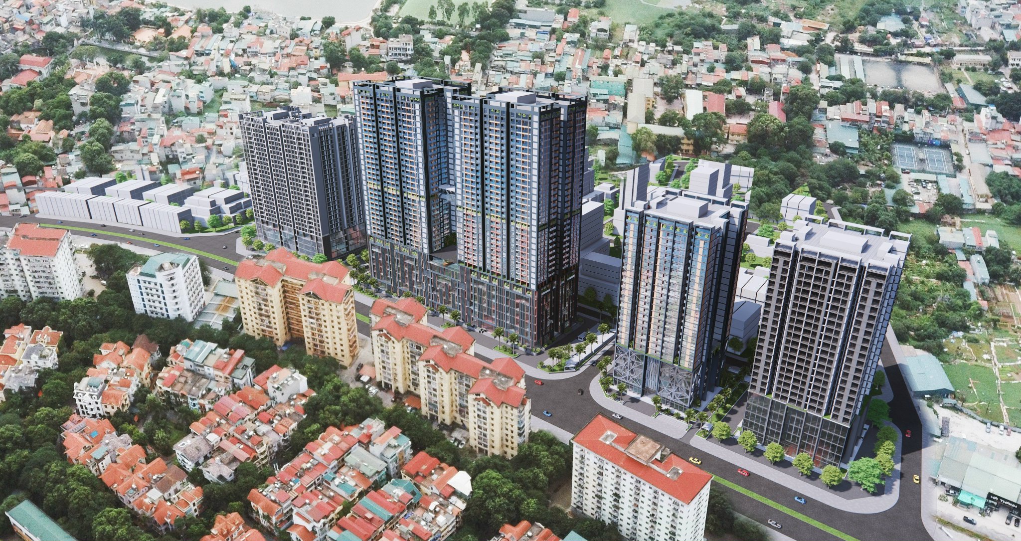 Hạ tầng khu Đại Kim Định Công Hoàng Mai