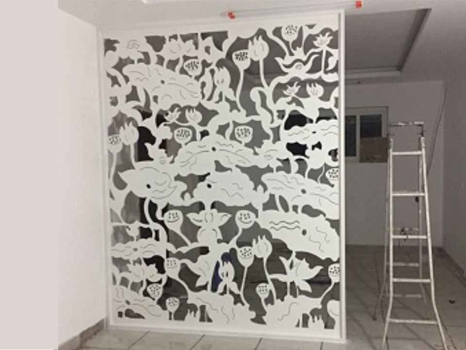 Hoa văn nhôm CNC đẹp